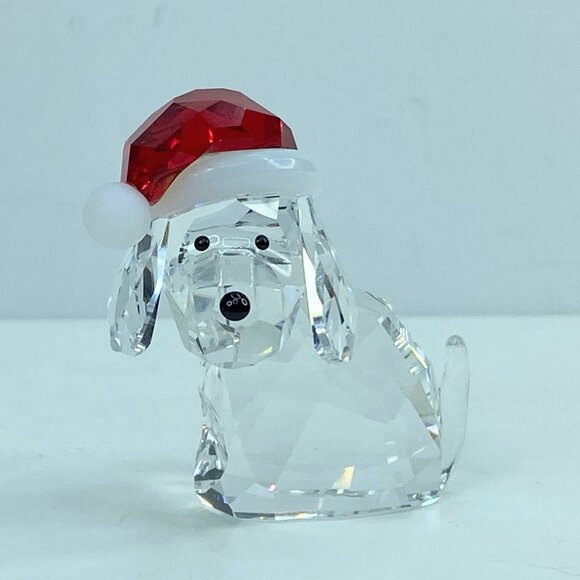 Swarovski Crystal "Ginger the Holiday Dog" Figurine #5060449 – Retired COA S160 - Picture 2 of 7